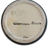 Ricard ceramic ashtray, signed F.Gal, France circa 1970