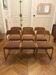 Lot 6 chaises traîneau baumann