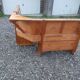 Old corner bench chest wood vintage pine
