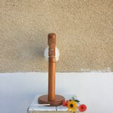 Articulated lamp in pine and opaline