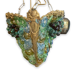 Suspension chandelier in murano glass
