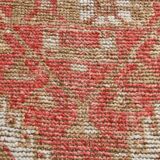 3x10 Turkish Pale Red & Beige Vintage Runner Rug, 90x303Cm