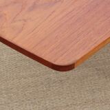 Scandinavian dining table with teak extensions, 4/8 people