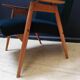 Pair of vintage Czech armchairs (Jiroutek), art deco style, 1960