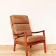 Mid-Century Teak Senator Highback Armchair by Ole Wanscher for CADO
