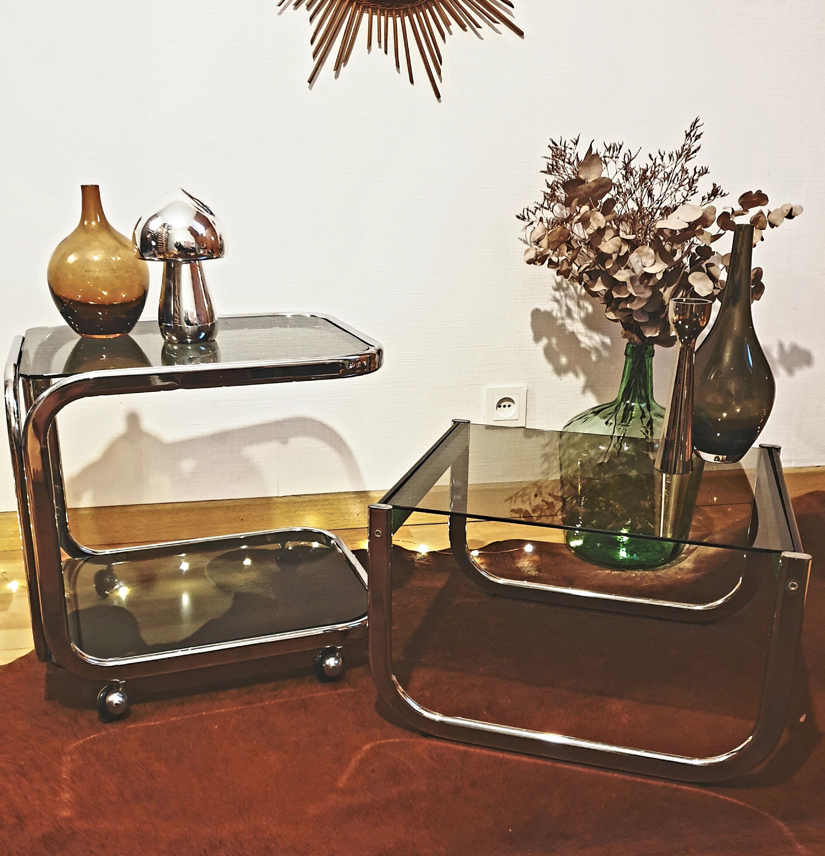 Side table Bauhaus vintage 70