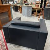 1980s leather armchair