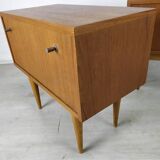 Pair of Scandinavian teak bedside tables