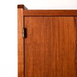 Vintage Scandinavian Teak Sideboard with Tile-Front Drawers, 1960s