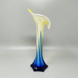 Vase étonnant Jack dans la chaire « Calla Lily » des années 1960 en verre de Murano.