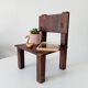 Antique children's chair, folk art, early 20th century
