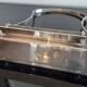 Bouillet goldsmith Bourdelle / Silver-plated metal and glass condiment set