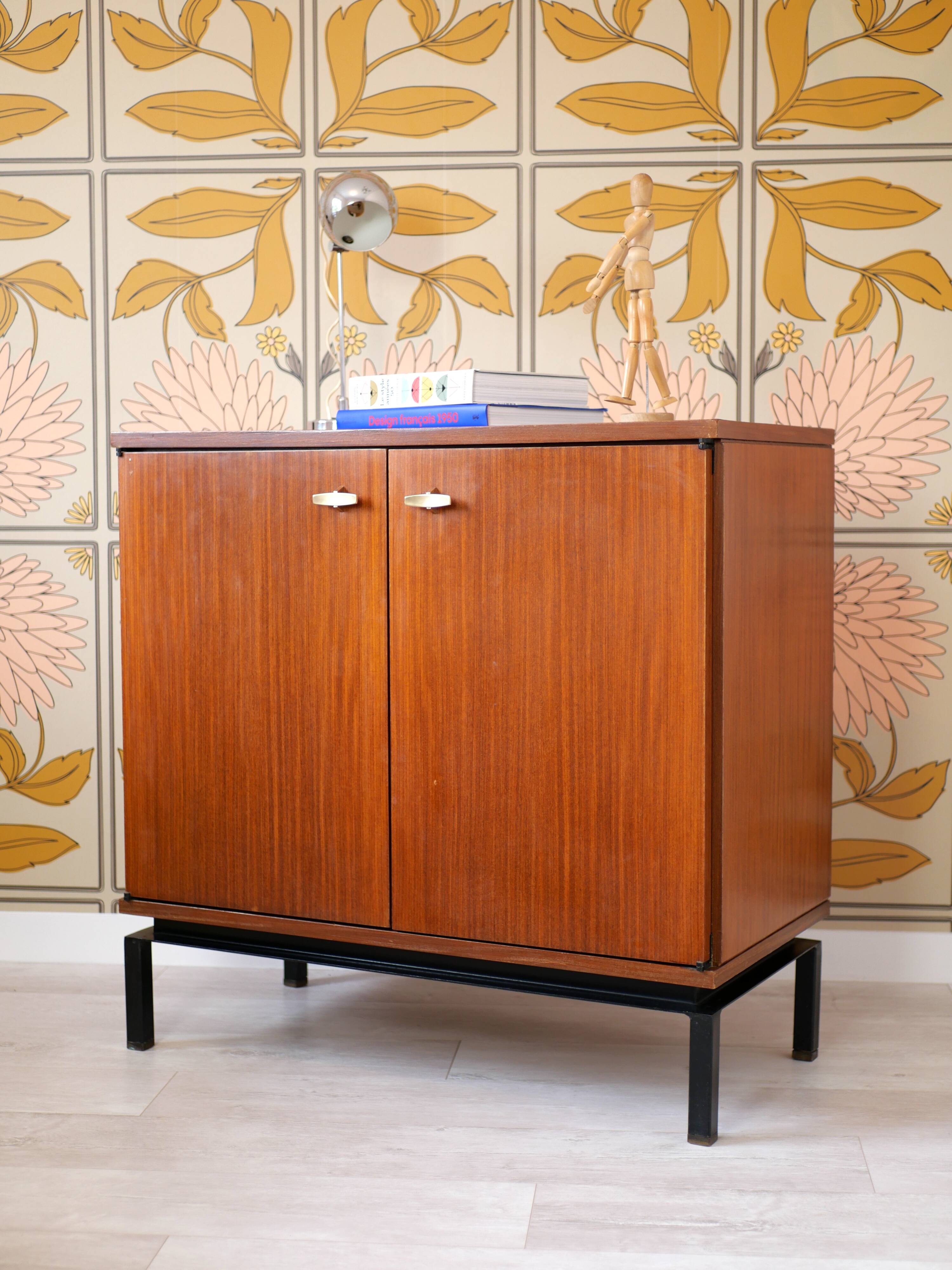 Modernist buffet by Marcel Gascoin from the 1950s - Alvéole collection