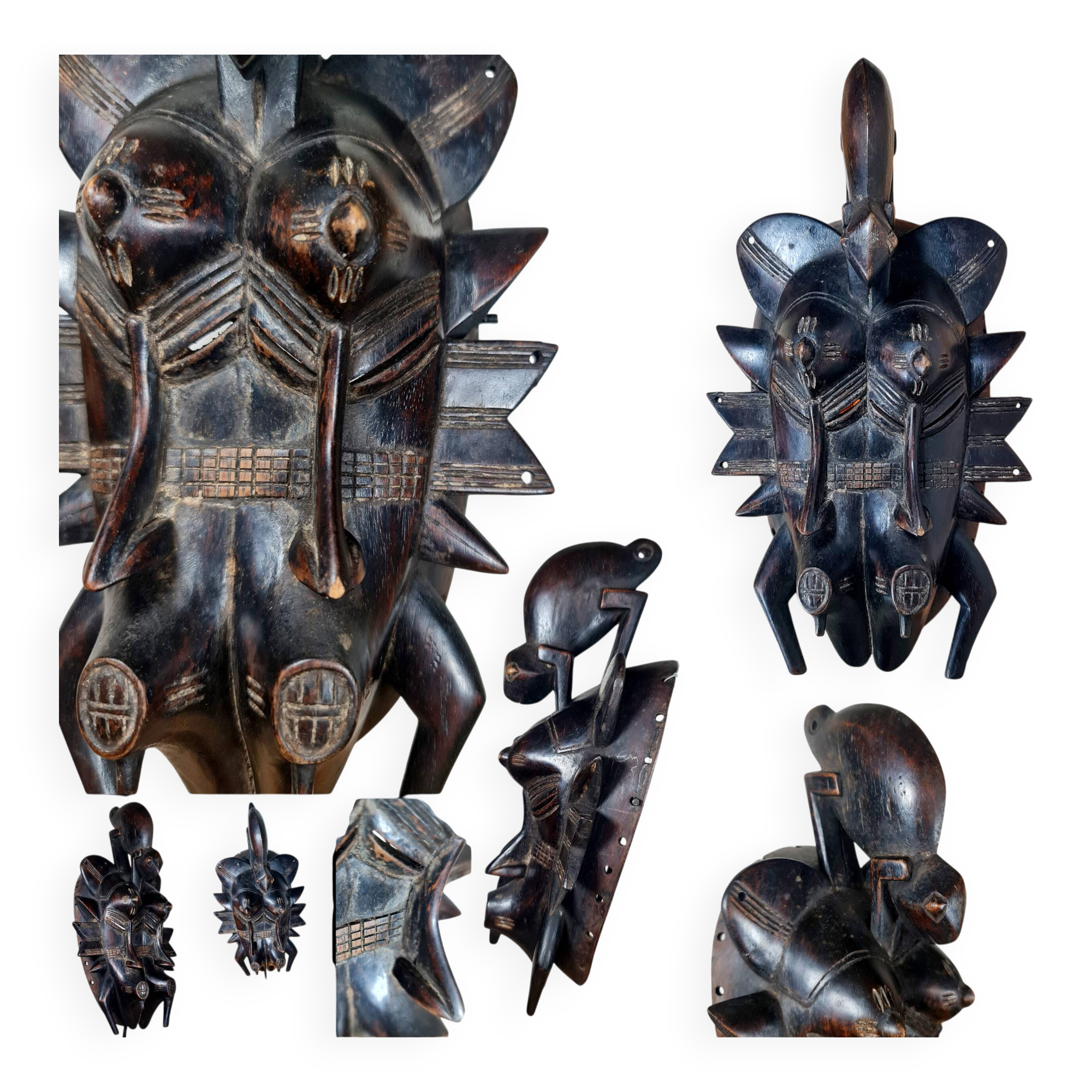 Keplié Mask - Senoufo - 30 cm - Ivory Coast