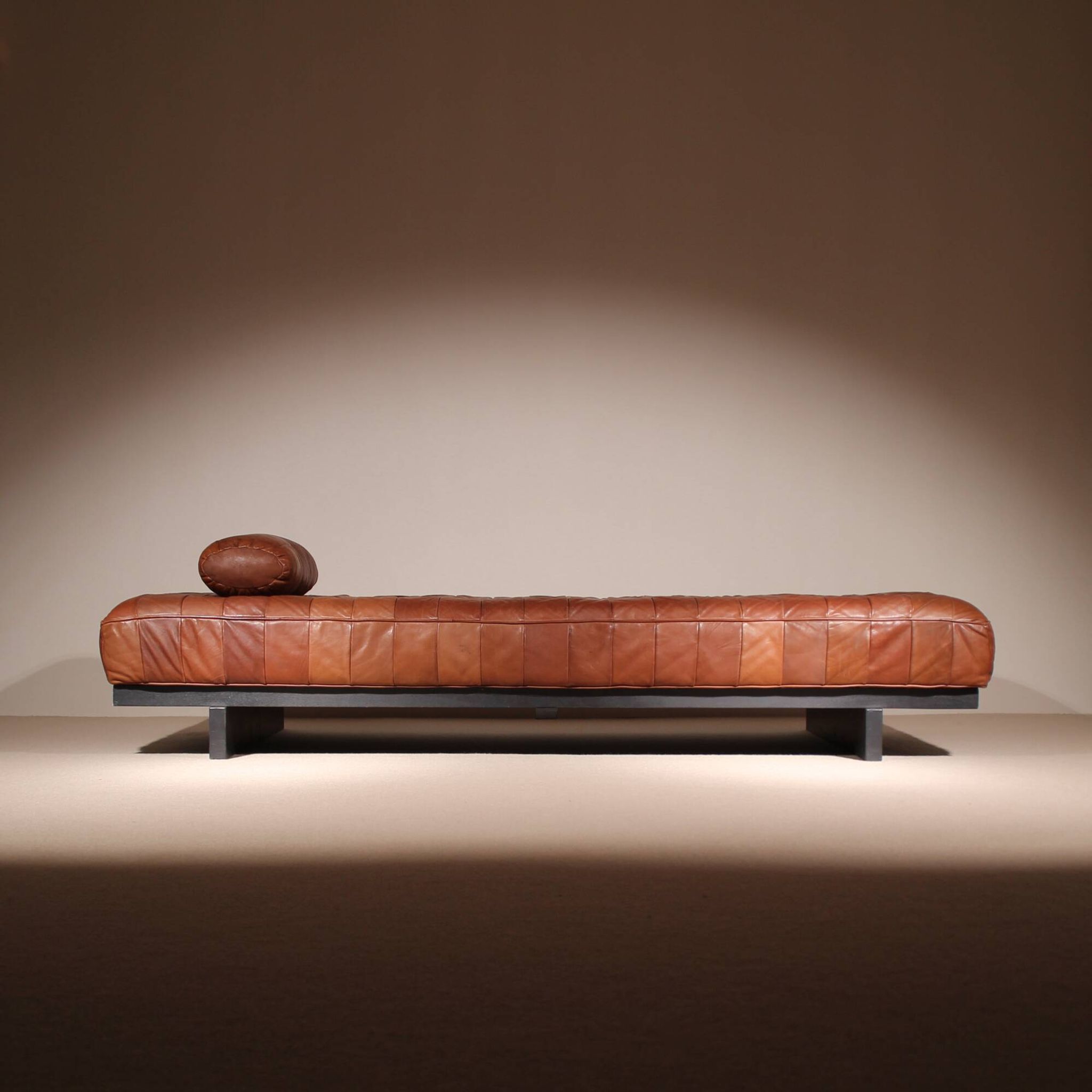 Daybed ‚DS-80‘ in Cognac Patchwork Leather by De Sede | Switzerland 1970s