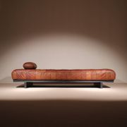 Daybed ‚DS-80‘ in Cognac Patchwork Leather by De Sede | Switzerland 1970s