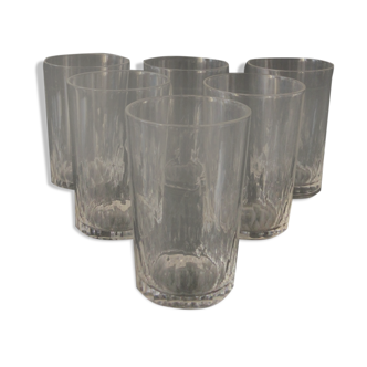 Set 6 glasses in Baccarat crystal