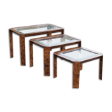 Hollywood Regency pull-out tables