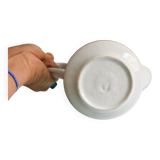 White porcelain coffee pot with red stripes – Model “Acanthus”