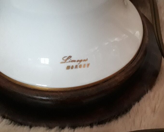 Lamp Limoges HERGEY - 80s