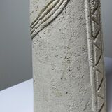 Pair of candlesticks "Akwe Priestesses" contemporary African Holländer style