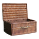 Old wicker trunk