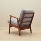 Danish armchair in wood and fabric, 1970s