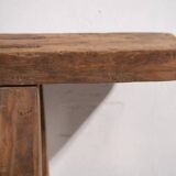 Banc ancien en bois massif (c.1870) #20