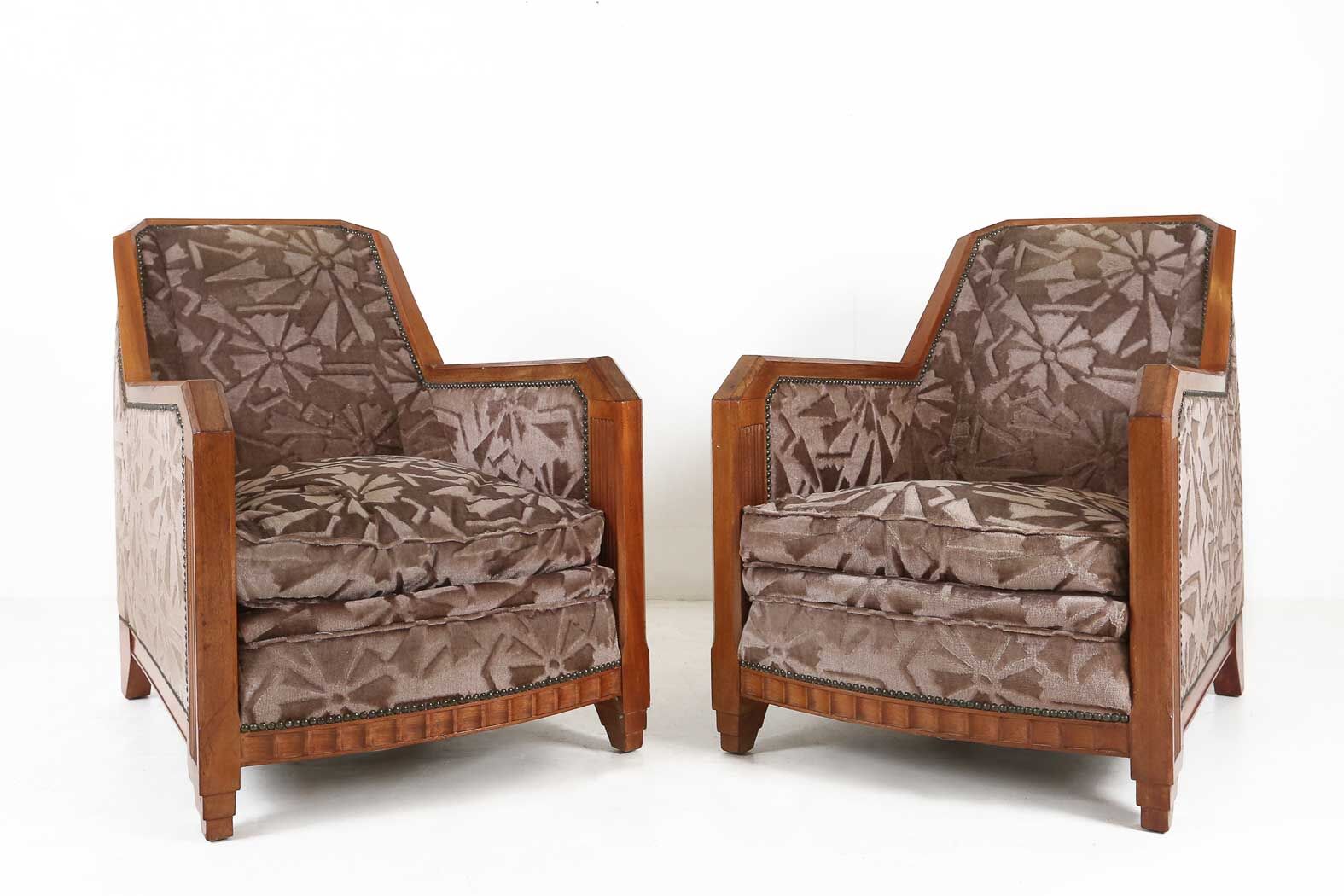 Art Deco set by Gaston and Fernand Saddier circa 1925