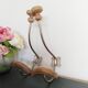 Coat racks in wood and iron, vintage coat hooks, 50s/60s, cloakroom