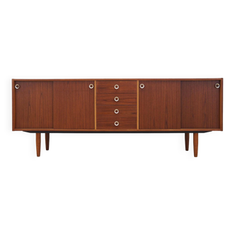 Buffet en teck, design suédois, années 1970, production : Suède