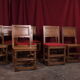 8 chairs danish dowel wood chairs, 1800s
