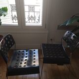 Omkstack steel chair by Rodney Kinsman