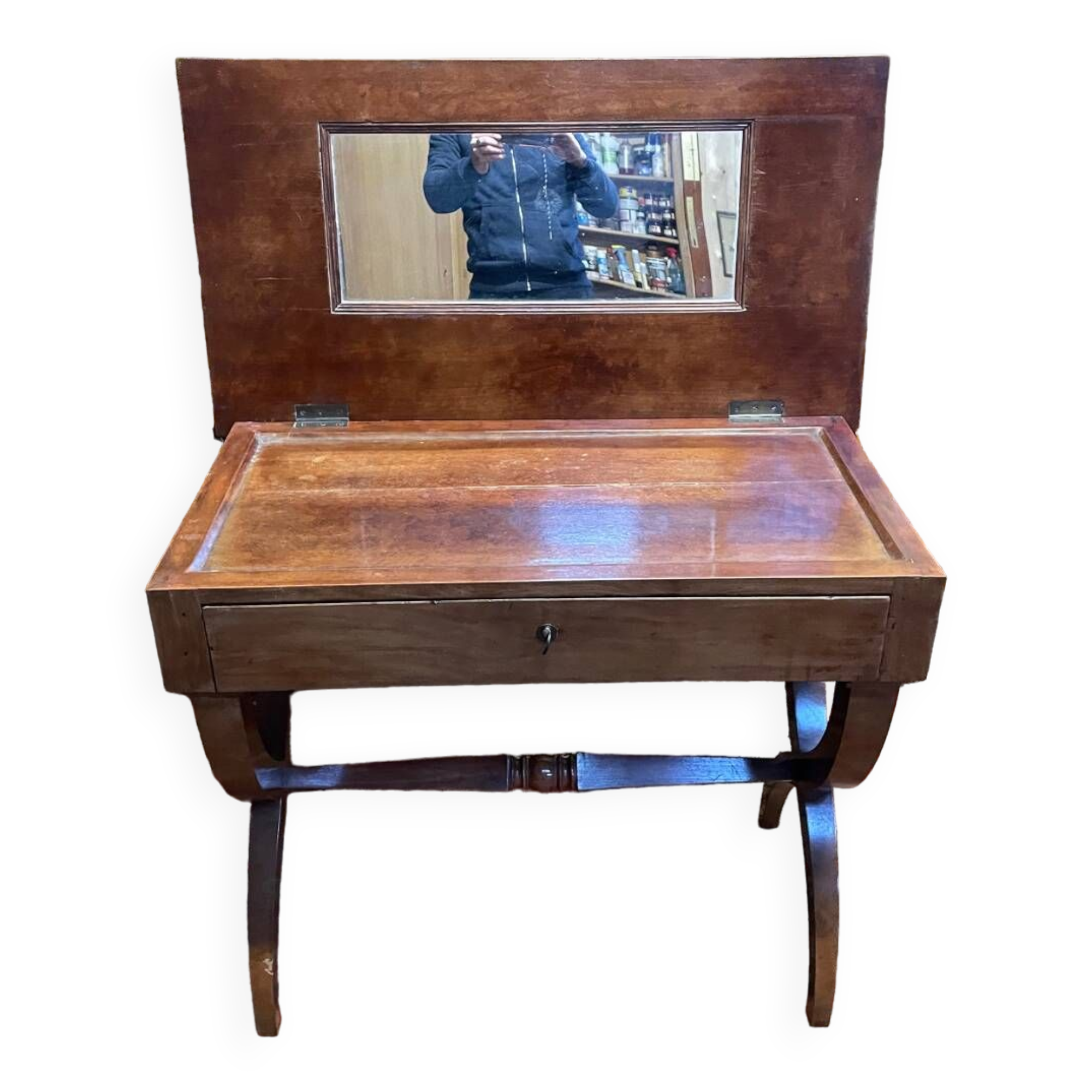 Coiffeuse Empire en acajou