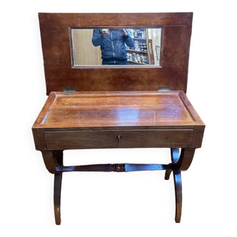 Empire mahogany dressing table