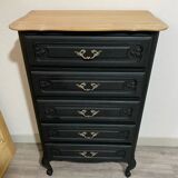 Commode chiffonnier style Louis XV