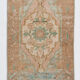 2x3 floral turkish vintage rug,2x3 doormat,95x45 cm,3.1x1.6 ft