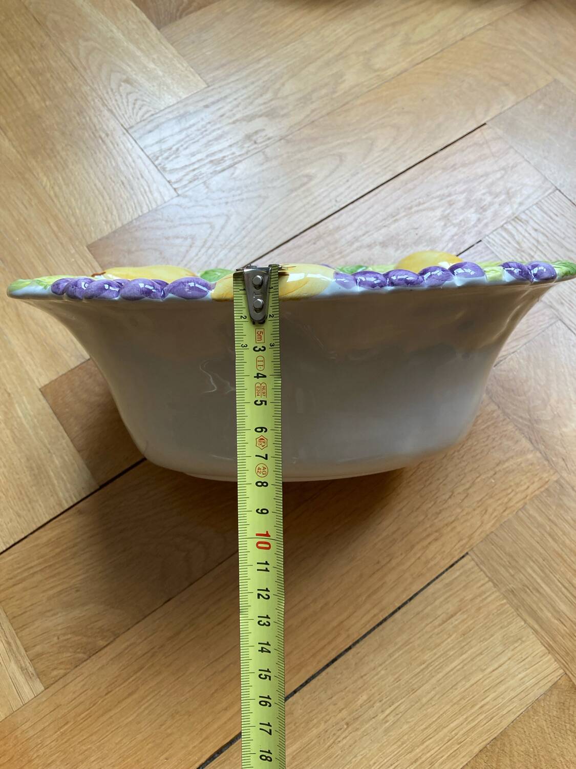 FG slip fruit bowl salad bowl