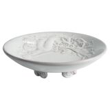 Art Deco White Earthenware Mermaid Bowl "300" by Mari Simmulson for Upsala-Ekeby