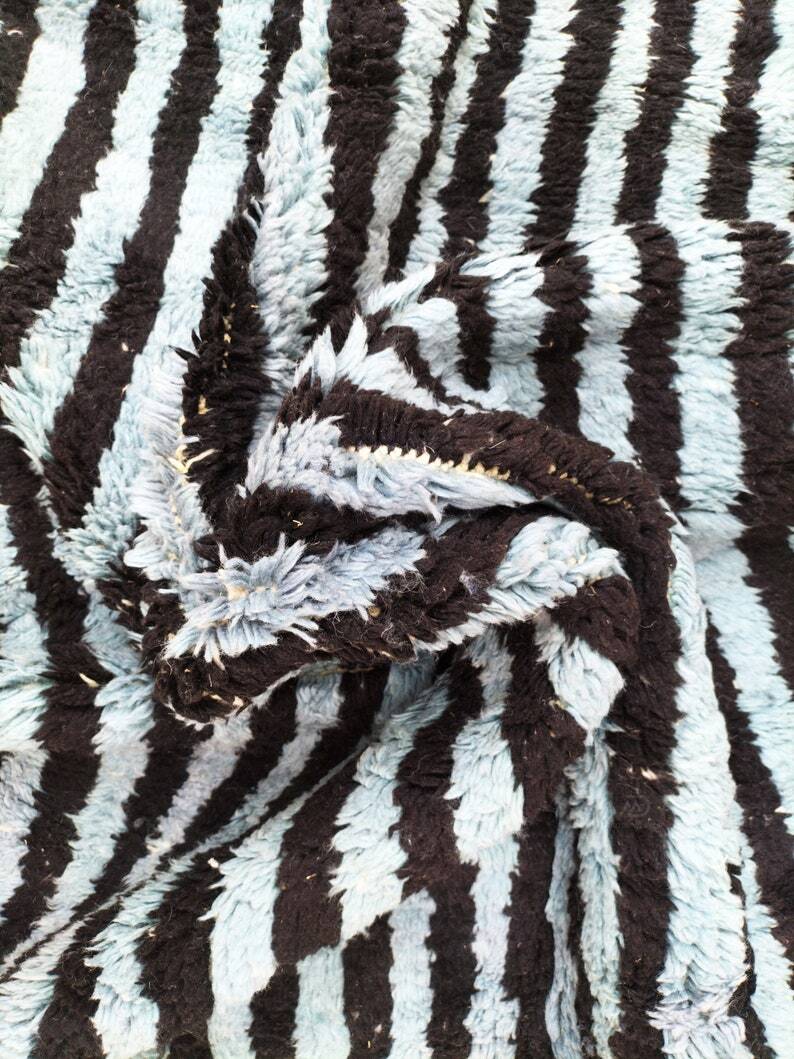 Handmade Berber wool rug, 150/250cm