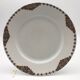Set of 5 flat plates in Limoges porcelain