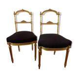 Pair of Louis XVI style flying chairs