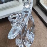 Vannes crystal candle holder - vintage