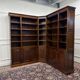 Classic English Corner Bookcase