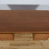 Mid-Century Danish Teak Desk by Kai Kristiansen for Feldballes Møbelfabrik, 1960s