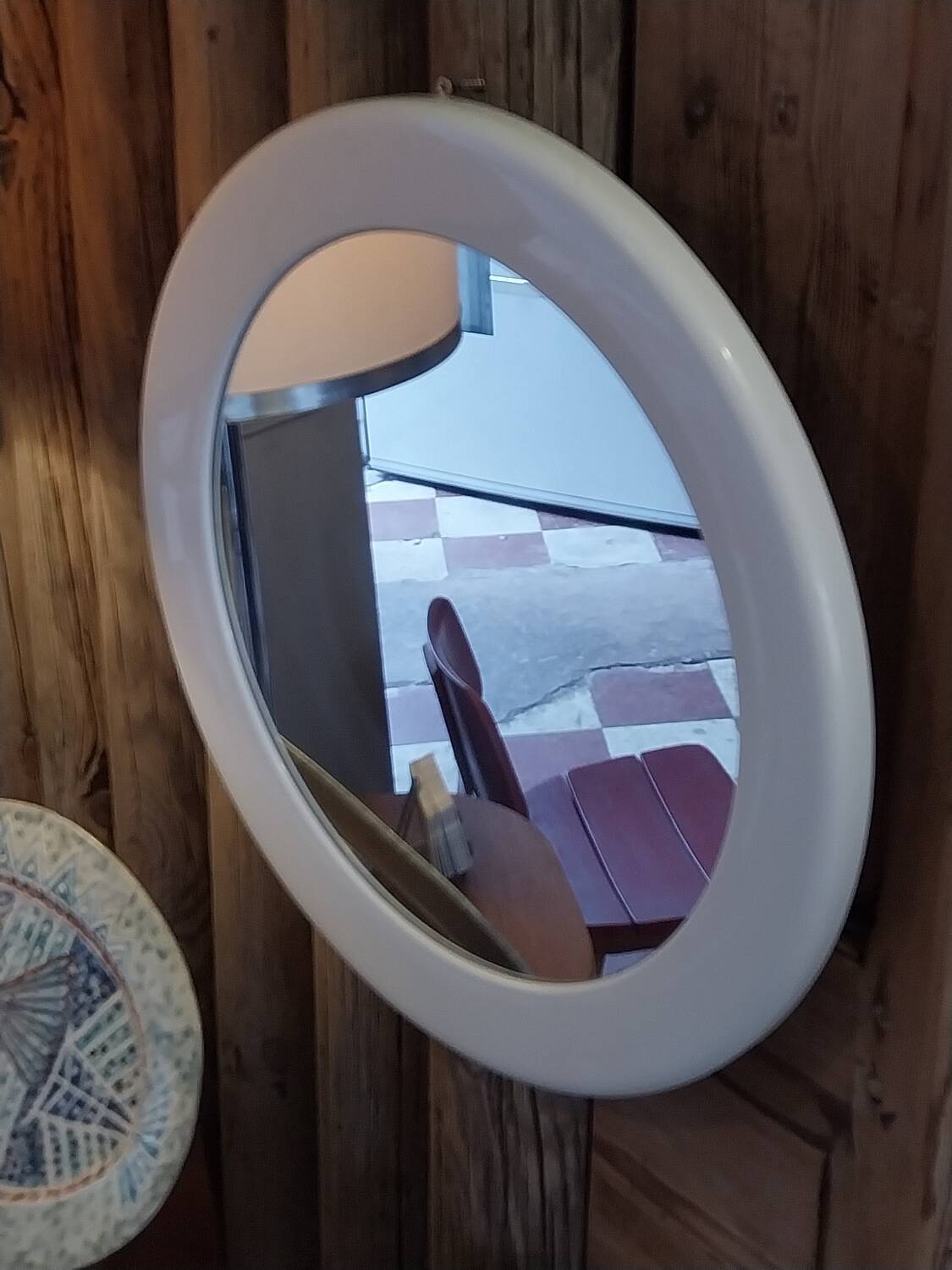 Miroir rond Syla années 70