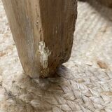 Antique workbench console