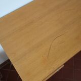 Scandinavian light wood desk