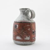 Pitcher in chamotte earthenware, by Jacques Pouchain, Dieulefit, circa 50