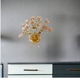 Large Single Pink Murano Flower Sconce 1980’s